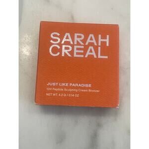 Sarah Creal Just Like Paradise Peptide Sculpting Cream Bronzer Color 1.0